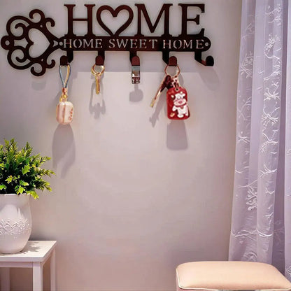 Super Sturdy Wall Hook Rack Entryway Kitchen Storage Organizer Modern Style - view 6