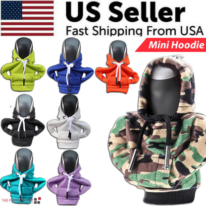 Car Gear Shift Cover Mini Hoodie Gear Shift Cover for Car Shifter Interior Trim - view 2