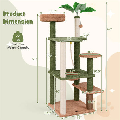 Multilevel Cat Tree, Cat Apartment - view 4