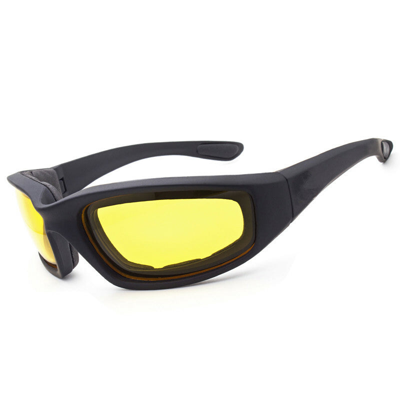 Cycling Sunglasses Chopper Outdoor Sports Glasses For Men Wrap Around UV400 Protection For Fishing Night Driving