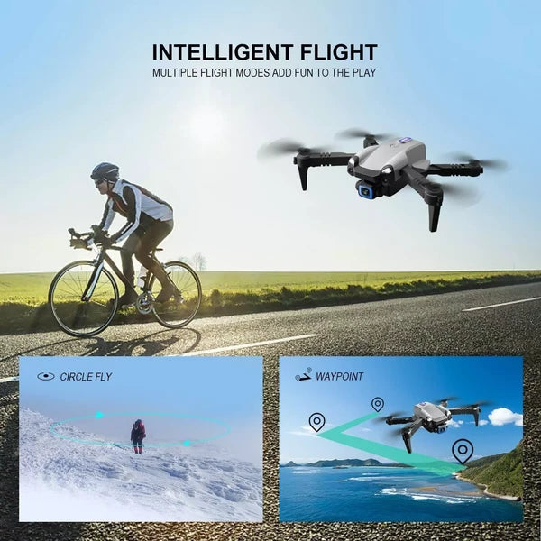 4DRC V20 RC Drone WIFI FPV 6K HD Dual Camera Gesture Photo Quadcopter 2 Battery,Suitable For Beginners. - view 2