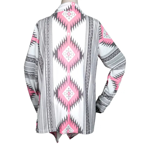 Women Open Front Cardigan Long Sleeve Shawl Neck Breathable Cardigan Well - view 2