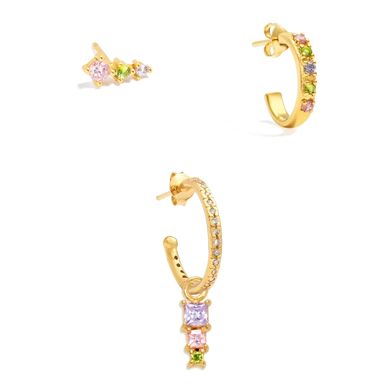 Fashion Earrings Earrings Earrings Set 3 Pieces - view 4