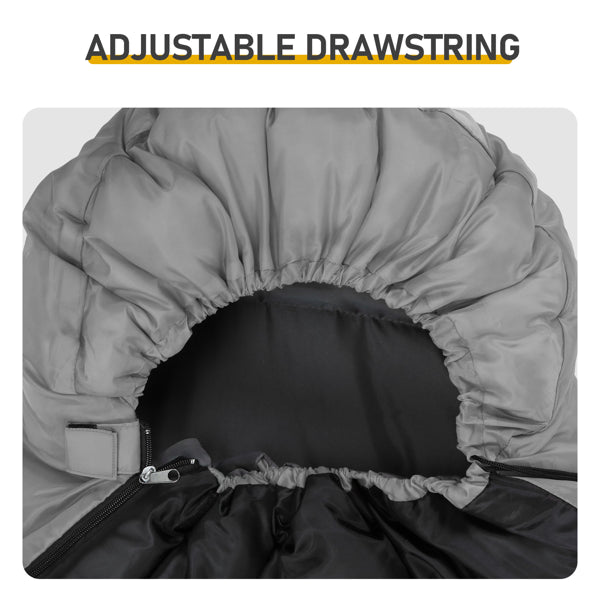 Rectangular Heated Sleeping Bag, Lightweight Sleeping Bag With Multi USB Powered Heating Pads - view 5