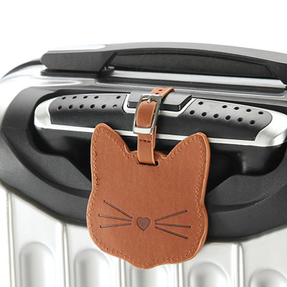 Creative Leather Luggage Tags Suitcase Hangtags