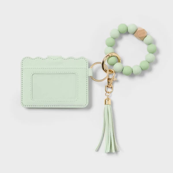 Mother's Day Beaded Wristlet Cardholder - view 4