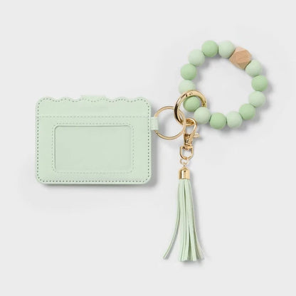 Mother's Day Beaded Wristlet Cardholder - view 4