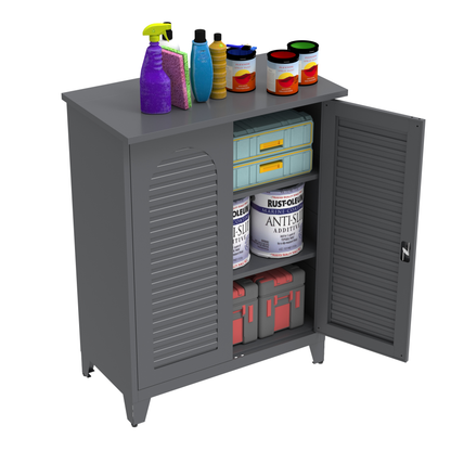 47'' Tall Metal Tool Storage Cabinet, With Ample Storage Space For Garage,Warehouse,Garden,Office, Living Room,Bathroom - view 5