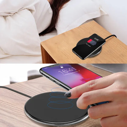 Wireless Charger Qi-Certified Ultra-Slim 5W Charging Pad For IPhone XS MAX/XR/XS/X / 8/8 Plus - view 4