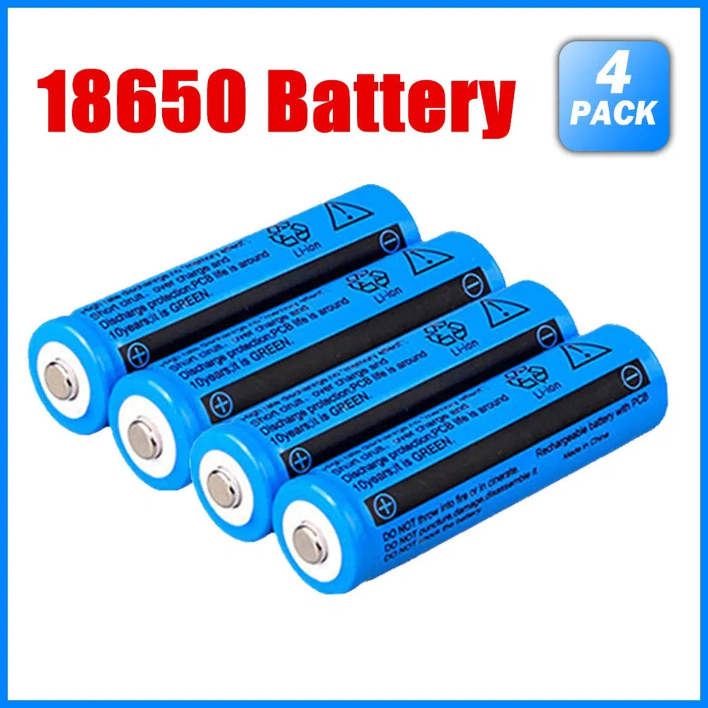 2PCS&4PCS&10PCS&50PCS&100PCS Rechargeable Battery 3000mAH 3.7V Li-ion BRC 11.1 Power Batteries For Flashlight Laser - view 2