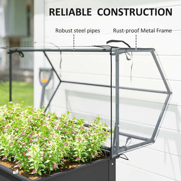 Garden Bed With Mini Greenhouse - view 4
