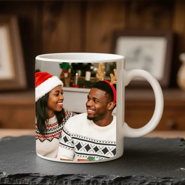 Custom Mug 11oz Christmas Photo Gift - Must Upload The Image - view 4