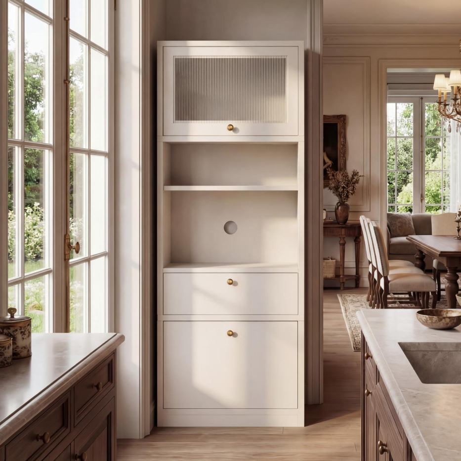 Tall Pantry Cabinet 71 Inch Freestanding Storage Cabinet With Doors And Shelves, Adjustable Shelves - view 3