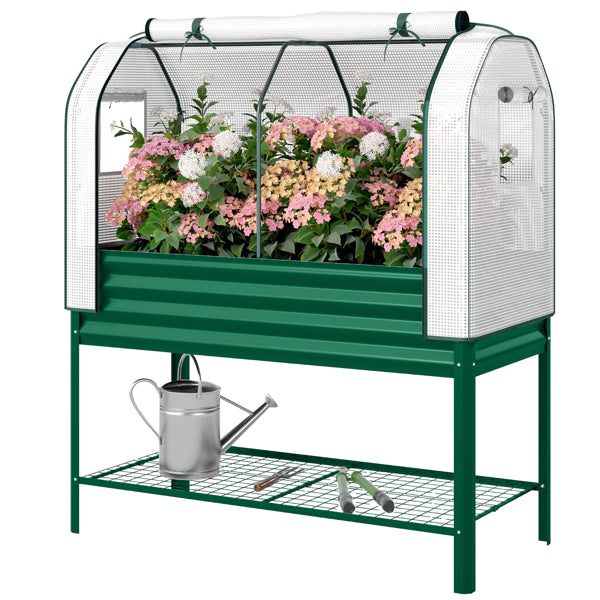 Raised Garden Bed With PE Greenhouse - view 2