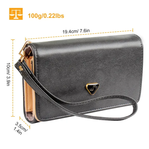 Women Wristlet Wallet PU Leather Lady Purse Credit Card Holder - view 2