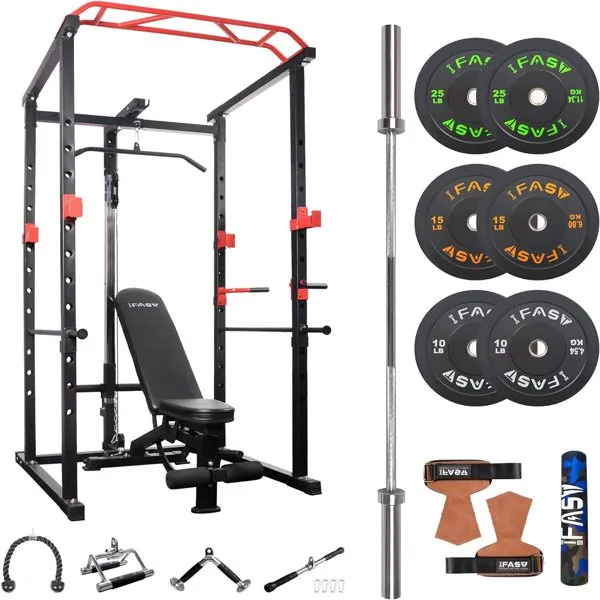 Home Gym Sets Multi-functional Power Cage,Home Adjustable Pullup Squat Rack - view 3
