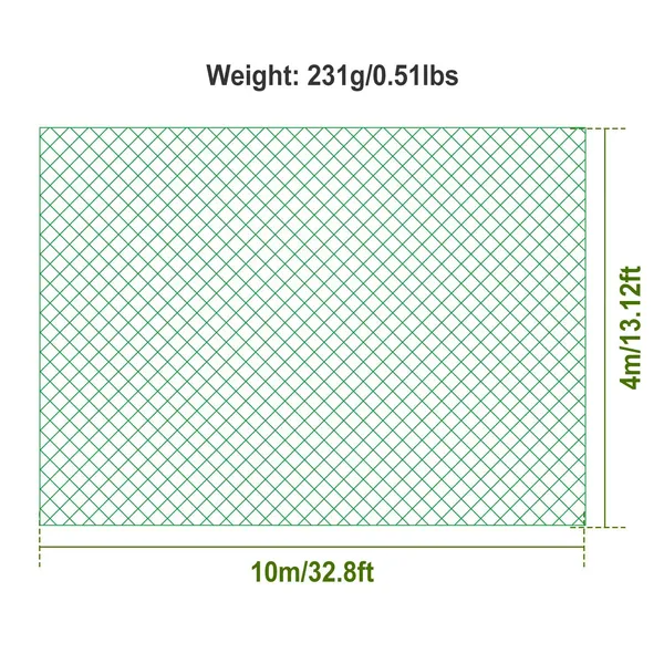 13 X 33ft Garden Netting Heavy Duty PE Anti Bird Netting Plants Fruits Tree Vegetables Protection Netting Net - view 8