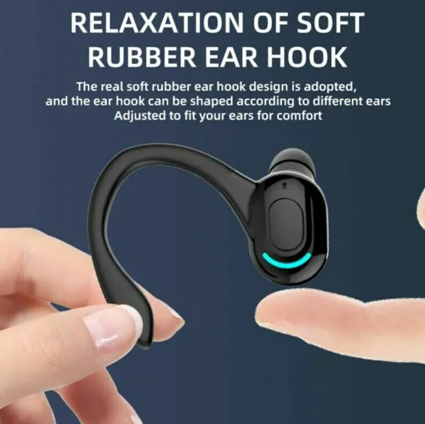 New Bluetooth 5.1 Headset Wireless Earbuds Earphones Stereo Headphones Ear Hook - view 4