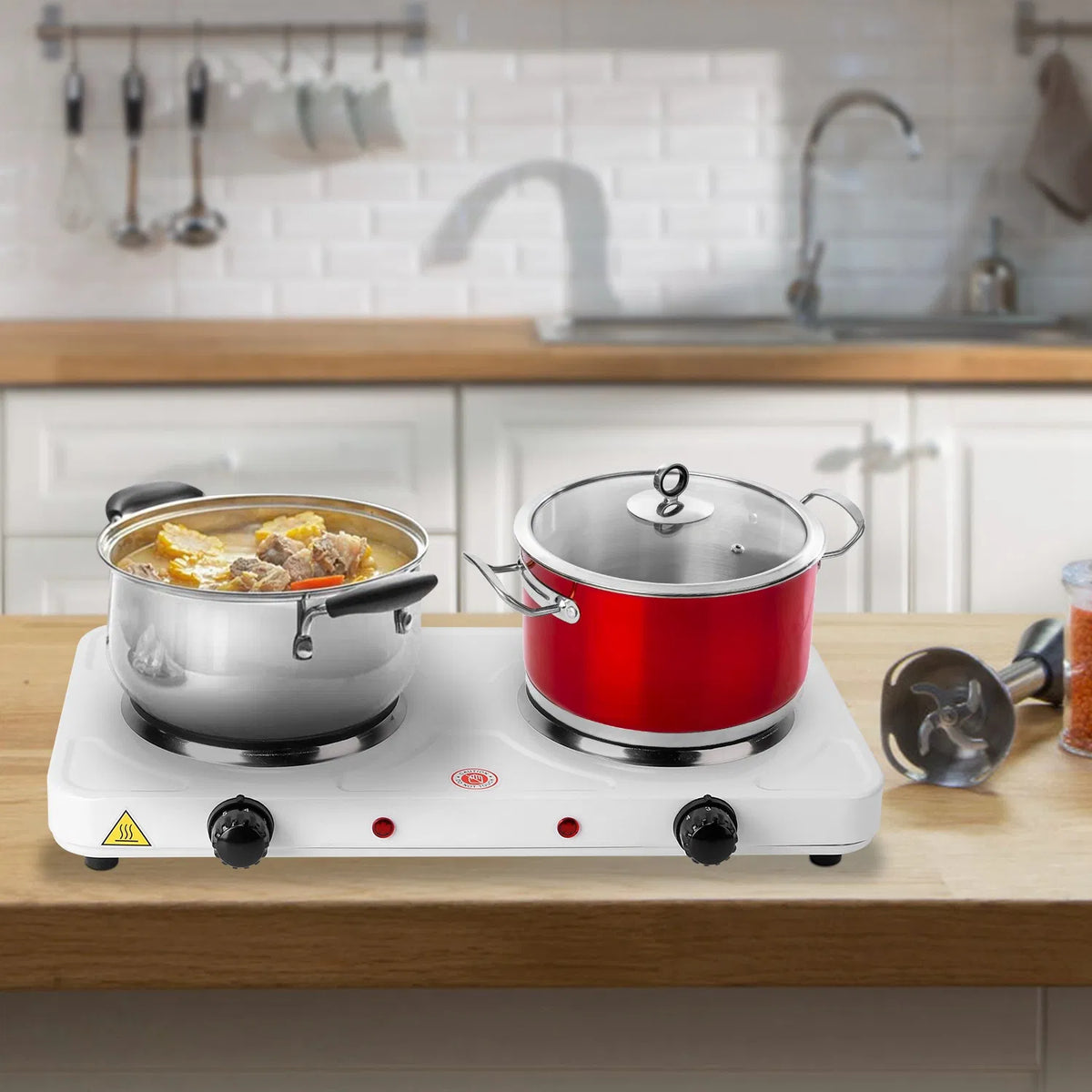 2000W Double Electric Burner Portable Dual Counter Stove Countertop Hot Plate Kitchen Cooker Stove With 5 Gear - view 4