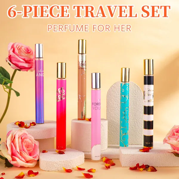 6pcs Women's Eau De Parfum Travel Set - Long-Lasting, Refreshing Fragrance In 6 Unique Scents - Ideal For Daily Use - view 9