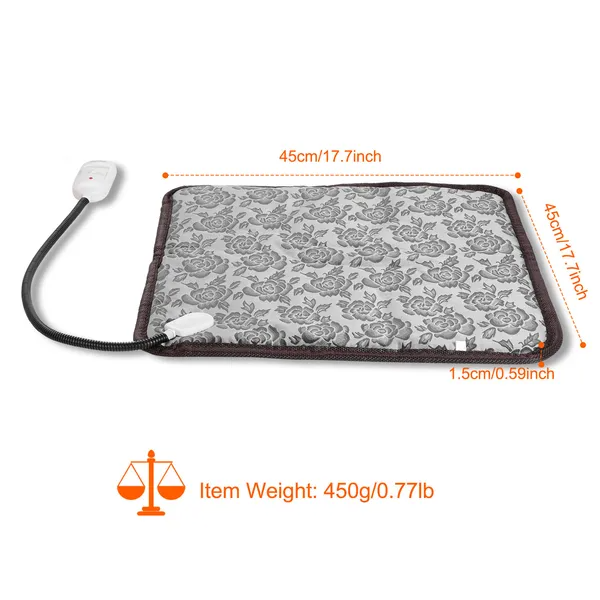 Pet Heating Pad Dog Cat Electric Heating Mat Waterproof Adjustable Warming Blanket - view 6