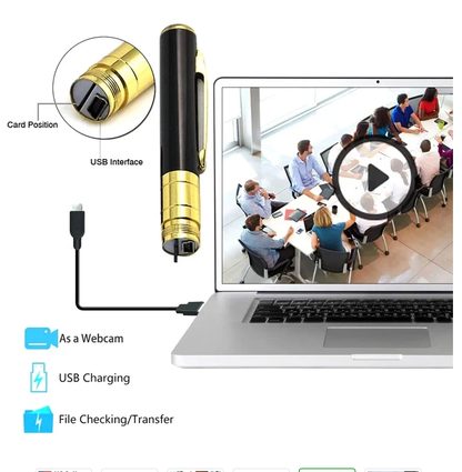 Pen Camera Cam Mini Hidden Pocket Audio Video Recorder DVR Security 1080P HD USA - view 5