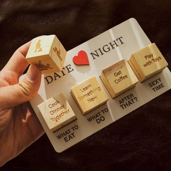 Date Night Dice After Dark Edition Date Night Wooden Dice Game For Couples Fun - view 6