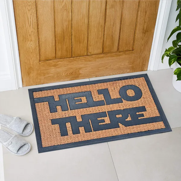 Hello There Funny Coir Doormat Hello There Welcome Front Porch Decor Doormat For The Entrance Way Outdoor - view 5