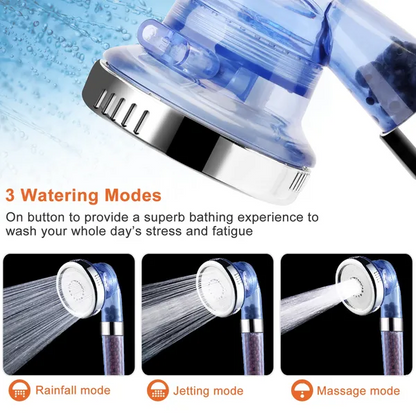 Ionic Filtration Shower Head High Pressure 3 Mode Stone - view 2