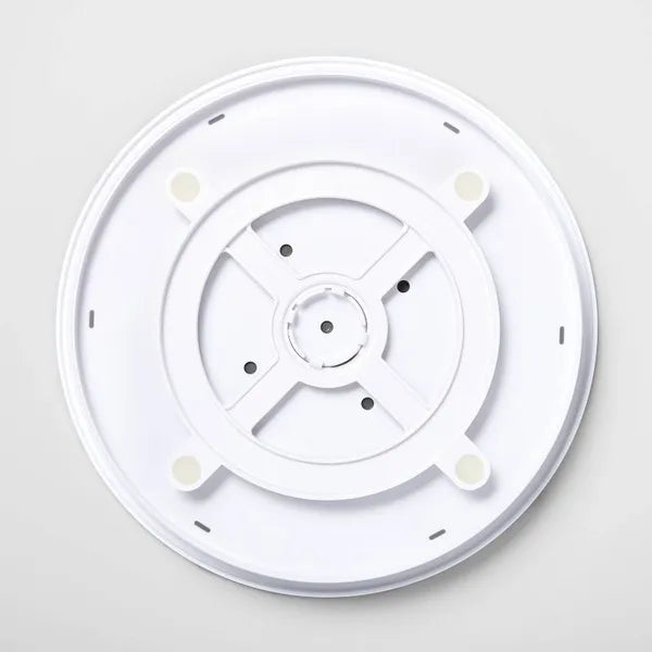 10" Lazy Susan Turn Table: Non-Slip Kitchen Organizer, Spice & Pantry Storage, White Plastic - view 5