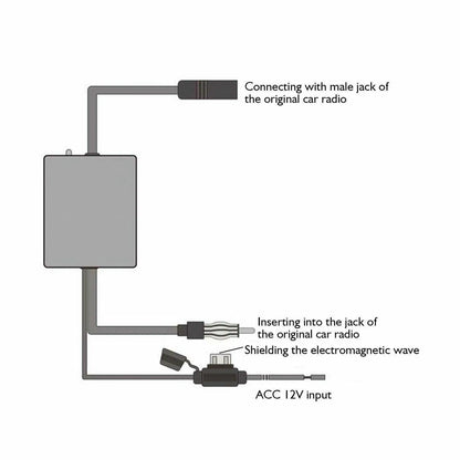 Car Auto Stereo FM & AM Radio Signal Antenna Aerial Signal Amp Amplifier Booster - view 10