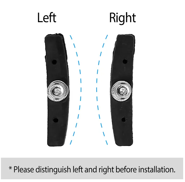 5 Pairs V Bike Brake Pads Road Mountain Bicycle V-Brake Blocks Set 70mm Non-Slip V Bicycle Stop Caliper - view 3
