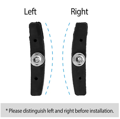 5 Pairs V Bike Brake Pads Road Mountain Bicycle V-Brake Blocks Set 70mm Non-Slip V Bicycle Stop Caliper - view 3