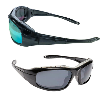 2 Pair Motorcycle Riding Glasses Wind Resistant Sunglasses Outdoor Sport Protection Goggles - view 3