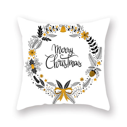 Home Golden Christmas Pillow Cover - view 5