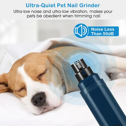 Dog Nail Grinder 2 Speeds Quiet USB Rechargeable Pet Nail Grinder Professional Pet Nail Trimmer Cordless Paws - view 2