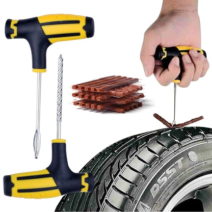 68pc Tire Repair Kit DIY Flat Tire Repair Car Truck Motorcycle Home Plug Patch - view 4