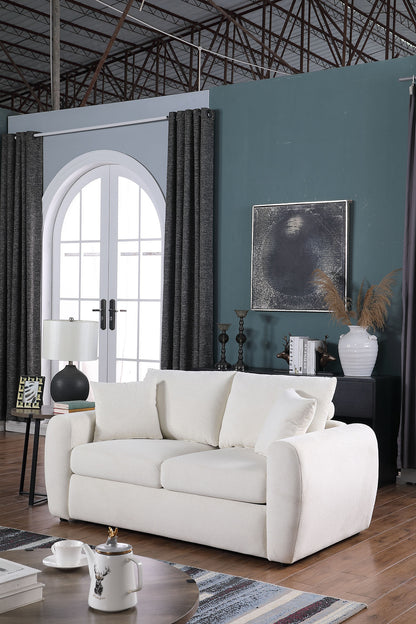 Modern Minimalist Comfortable Compressed BEIGE Sofa - view 5