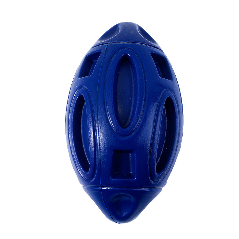 Pet Supplies Dog Toys Rubber Sounding Rugby Wear-Resistant Bite-Resistant Sounding Dog Ball - view 9
