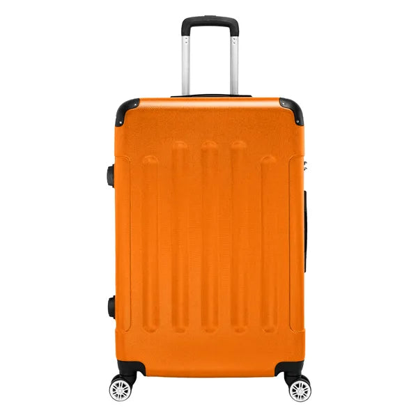 3-in-1 Portable ABS Trolley Case 20inch 24inch 28inch Orange - view 5