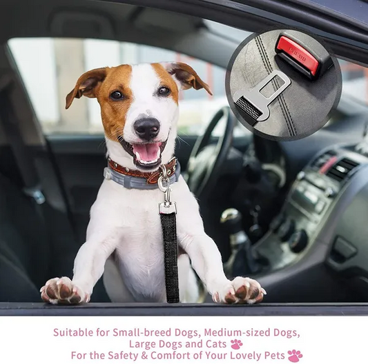 2 Pack Cat DOG PET Safety Seatbelt Car Vehicle Seat Belt Adjustable Harness Lead - view 2