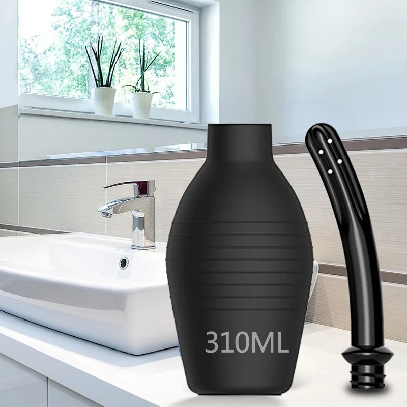310ml Vaginal Bulb Douche Colonic Irrigation Rubber Enema Bag Cleaner Kit - view 6