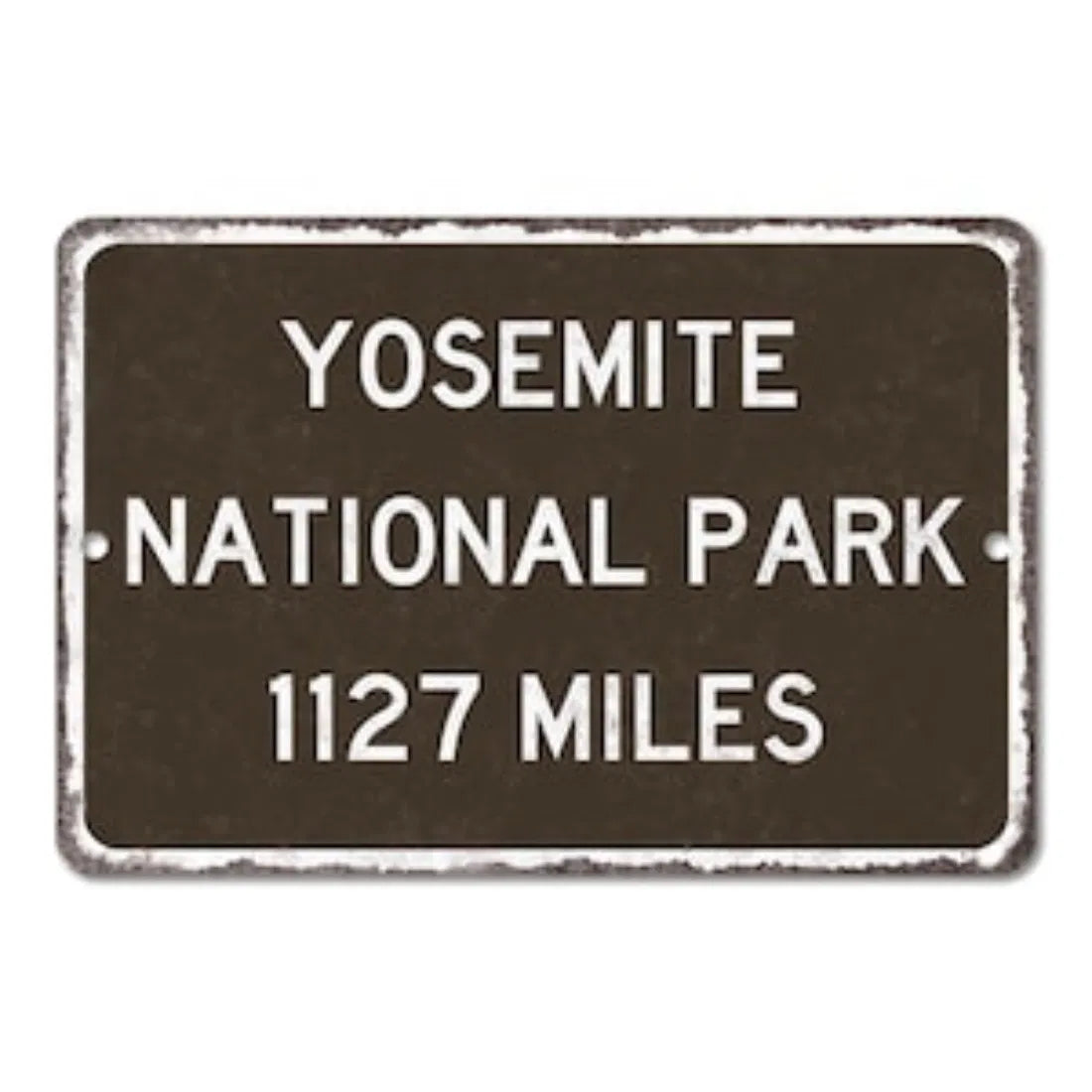 Yosemite National Park Customized Distance Sign Personalized Souvenir Metal Vintage Road Sign Replica Wall Decor - view 6