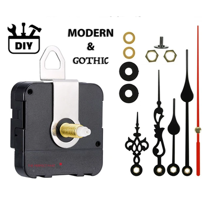 DIY Clock Parts Movement Quartz Mechanism Wall Replacement Repair Tool Hands Kit - view 2