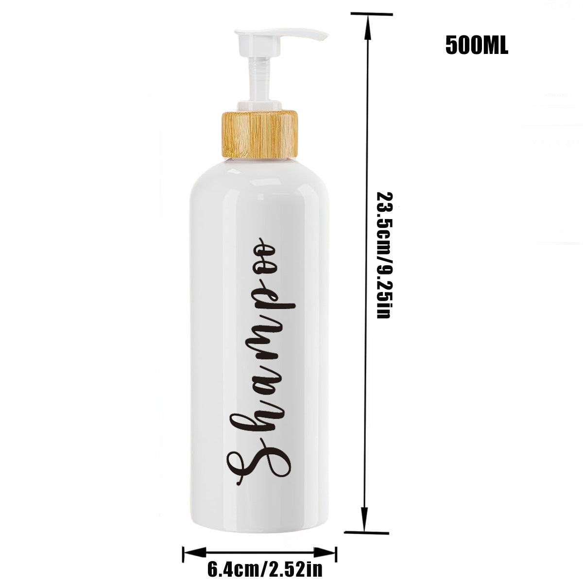Thickened 3-piece Set Of 500ml Refillable Travel Bottles - view 5
