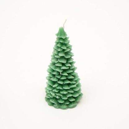 Holiday Luster Candle Box Green, Red & White - 6 Pcs - view 5