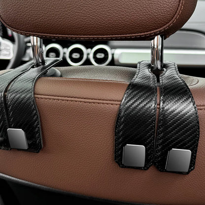 Car Hook Car Seat Back Hook Hanger Hook Headrest Hook Purses Bags Clothes Sundries Hanger Clip Auto Car Accessories - view 2