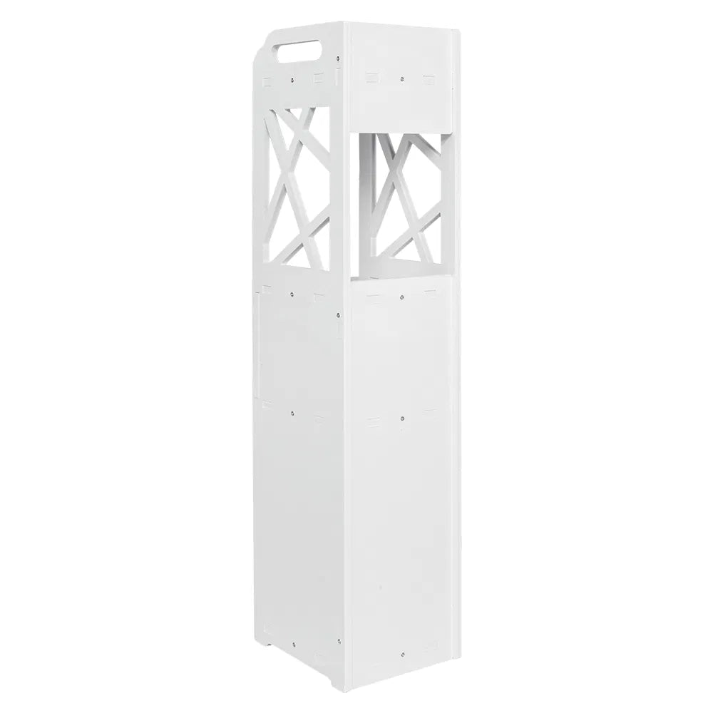 Bathroom Storage Shelf Drawer Multi Compartment Organizer Water Proof Anti Decay Anti Rot Environmental Friendly White - view 9
