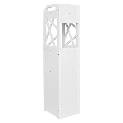 Bathroom Storage Shelf Drawer Multi Compartment Organizer Water Proof Anti Decay Anti Rot Environmental Friendly White - view 9