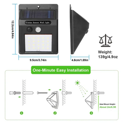 Solar Light 20 LEDs Outdoor PIR Motion Sensor Lights - view 5
